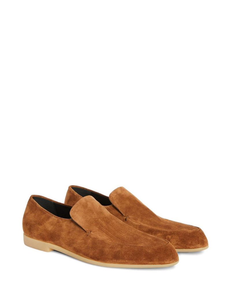 Jil Sander suede loafers outlook