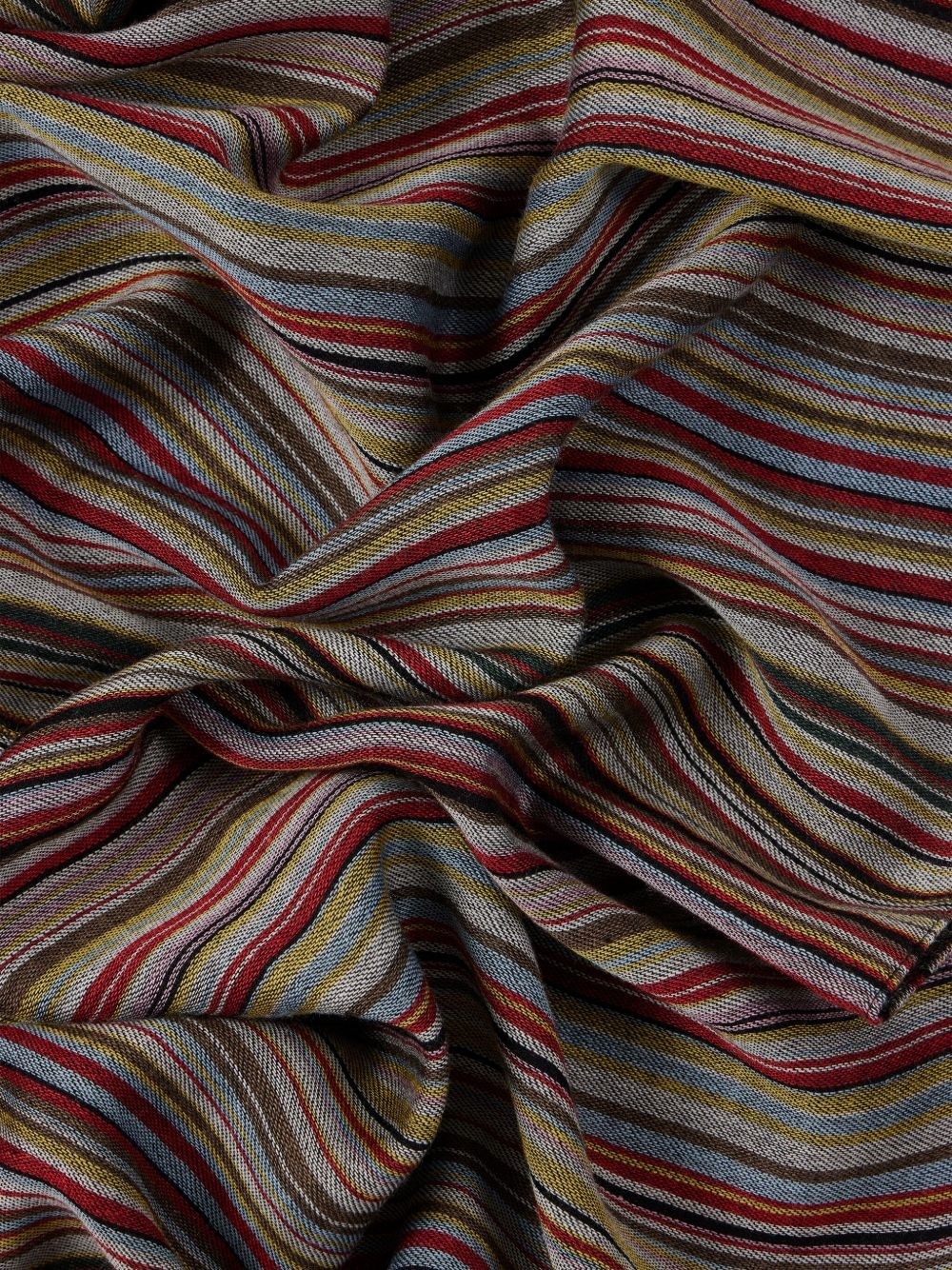 Signature Stripe wool and silk scarf - 3