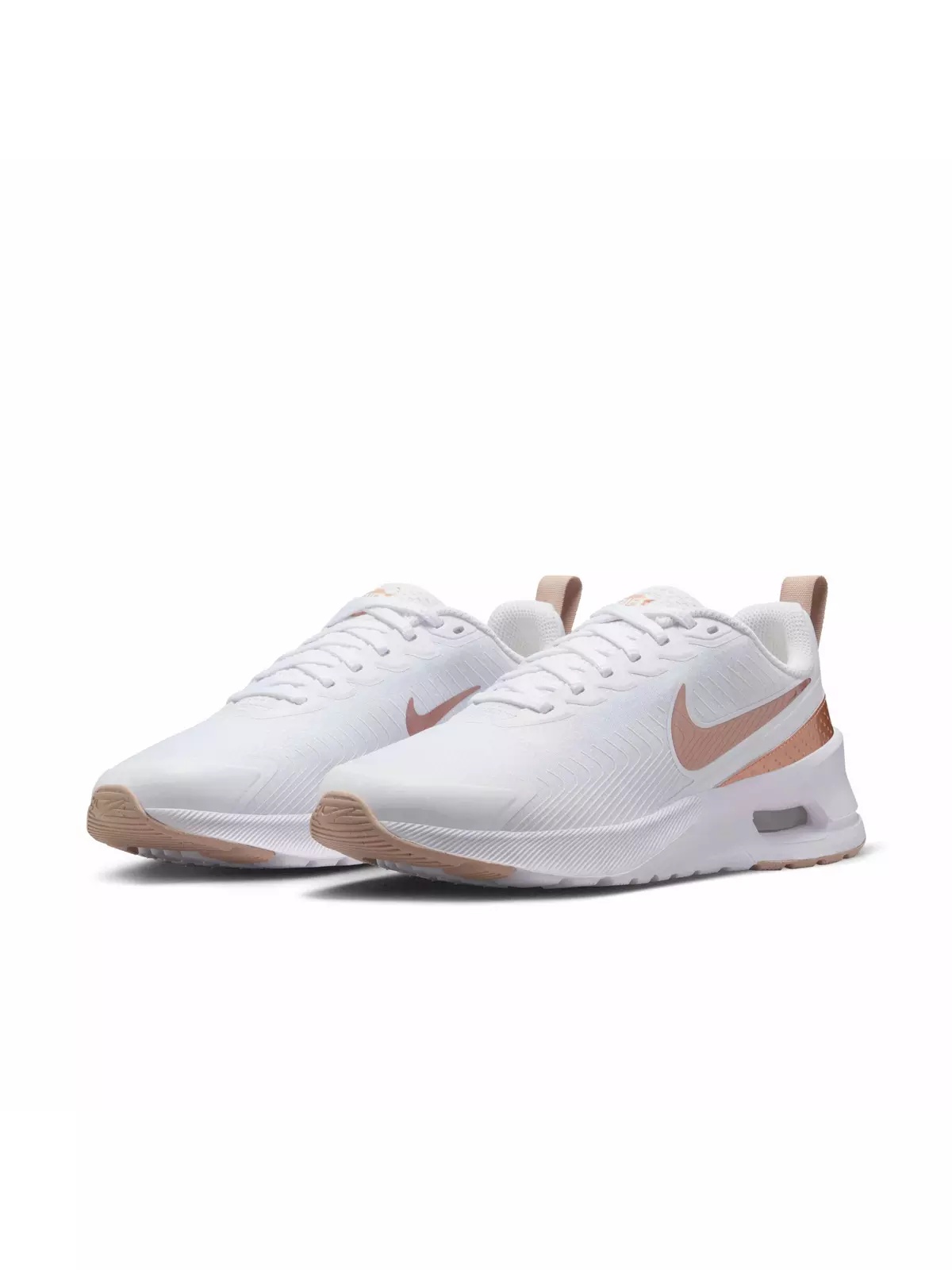 Air Max Nuaxis "White/Sand/Black/Metallic Red Bronze" Women's Shoe - 3