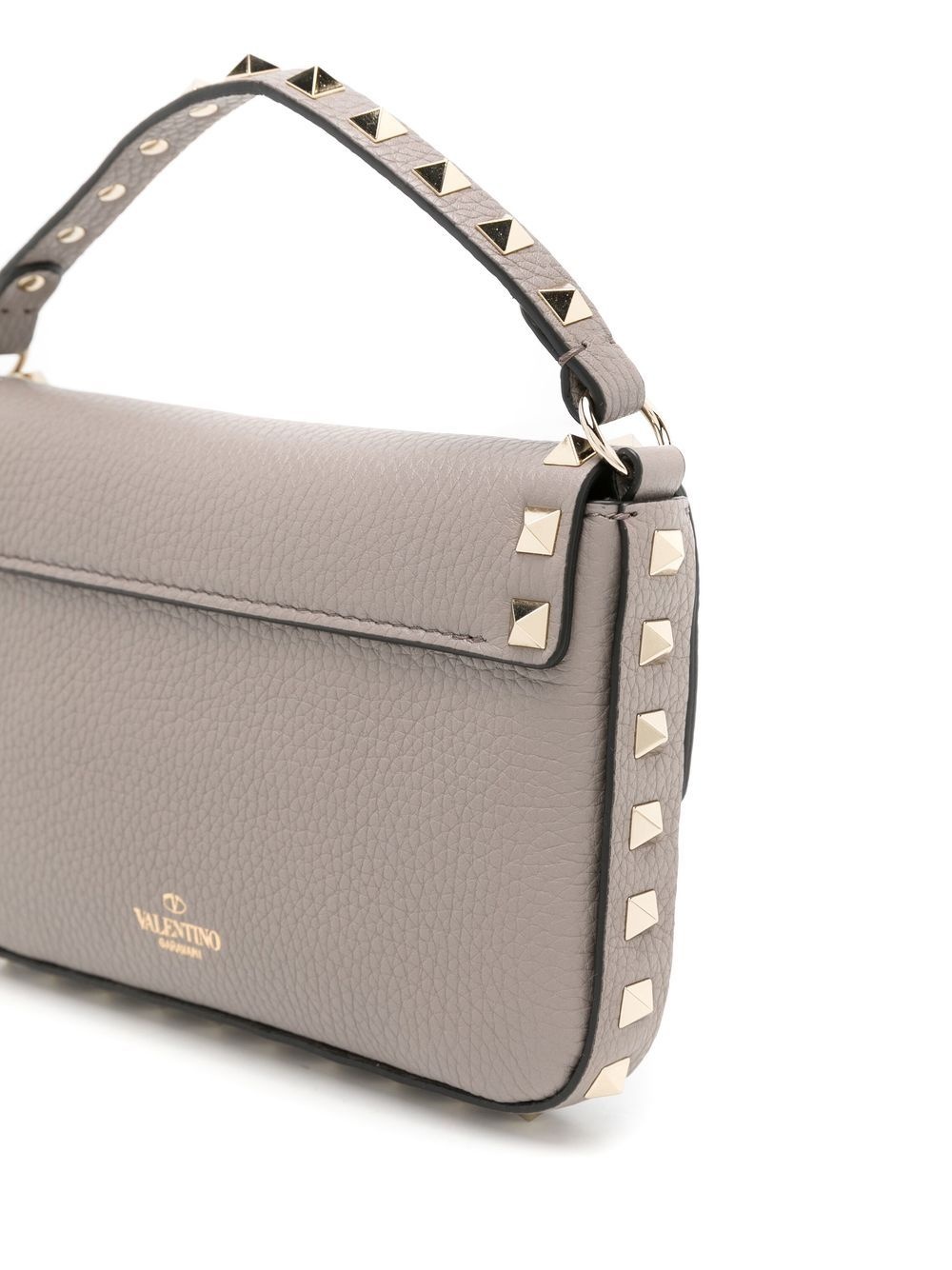 Rockstud leather mini bag - 4