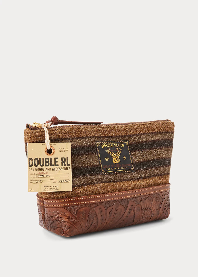 RRL by Ralph Lauren Handwoven Jacquard Pouch outlook