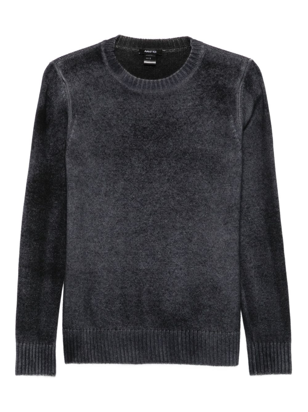 ribbed crew-neck sweater - 1