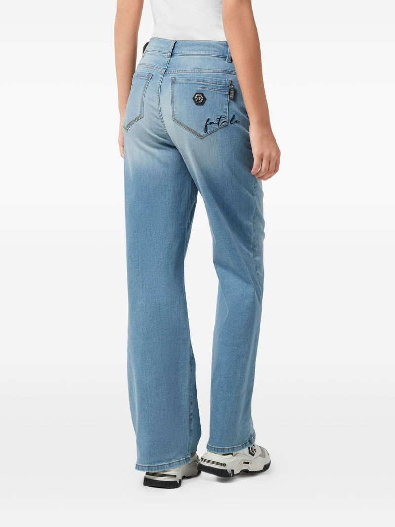 fatale logo-plaque jeans 3
