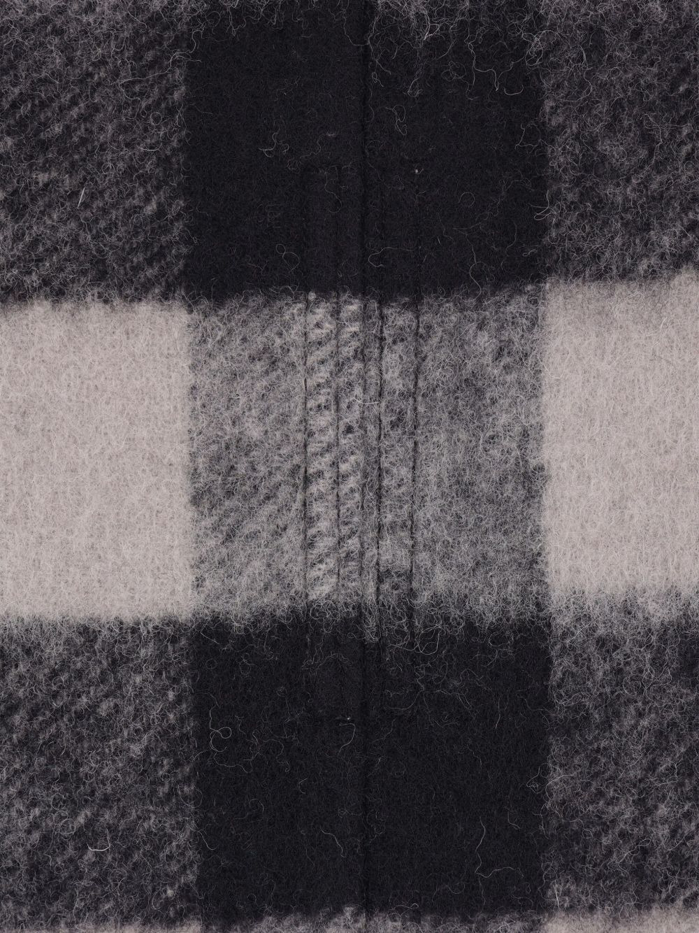 checked wool jacket - 4