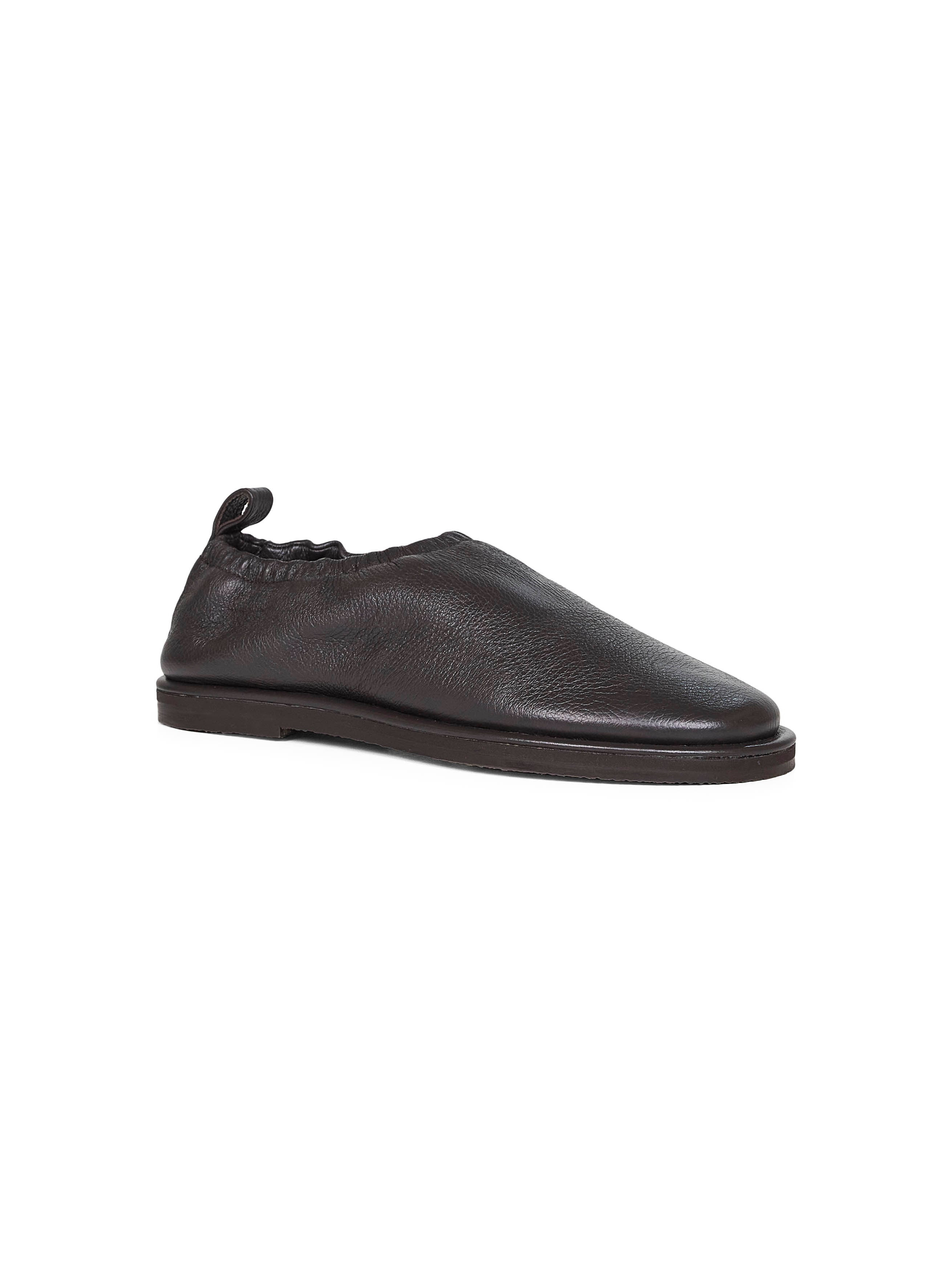Chocolate deerskin Korine loafers - 2