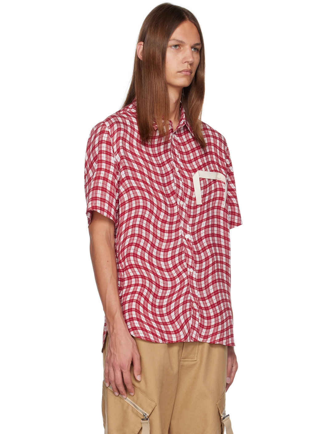 Red & White Le Chouchou 'La Chemise Melo' Shirt - 2