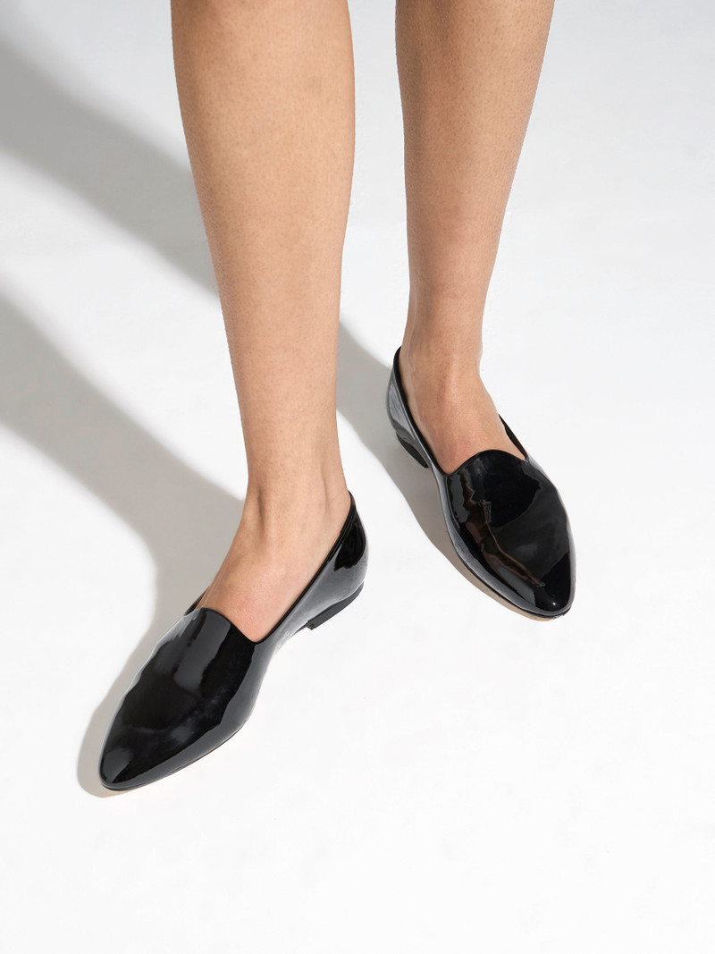 Aeyde Vanna Patent Leather Loafers outlook