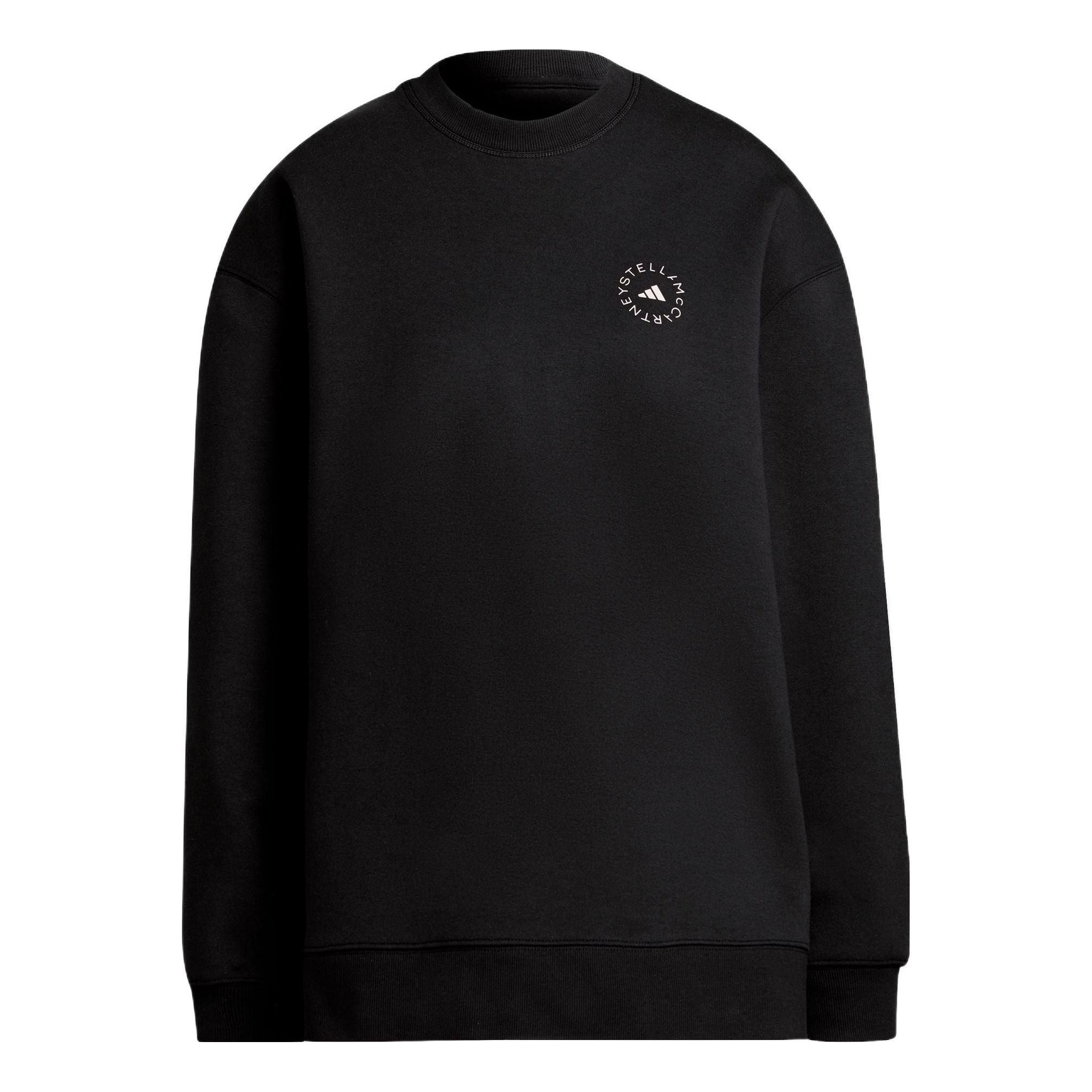 (WMNS) adidas by Stella McCartney SC Sweatshirt 'Black' GU9407 - 1