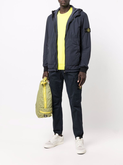 Stone Island compass-badge cargo trousers outlook