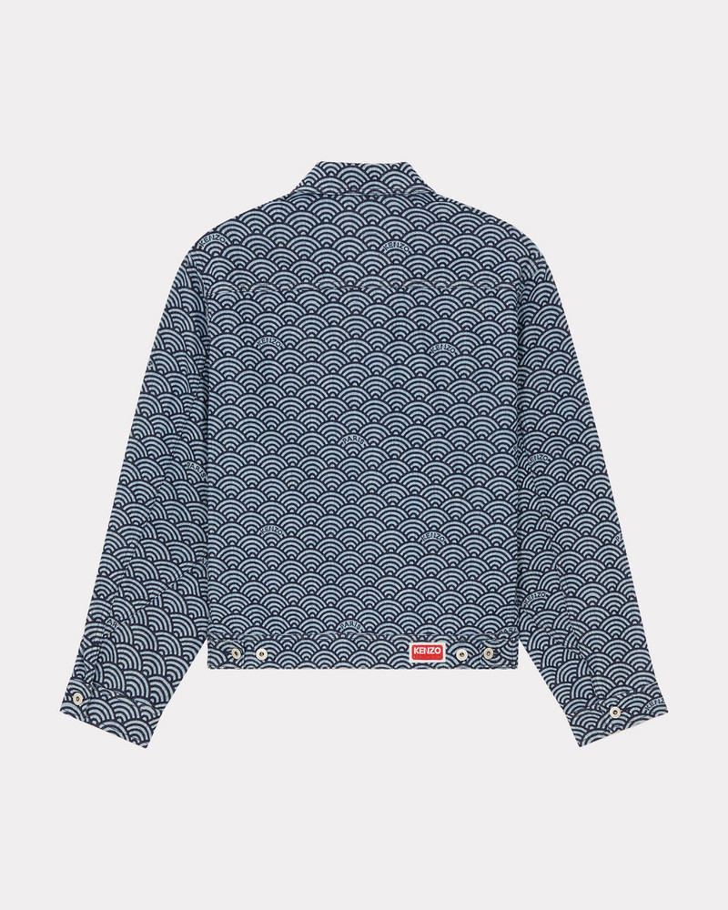 KENZO 'KENZO Seigaiha' denim jacket outlook