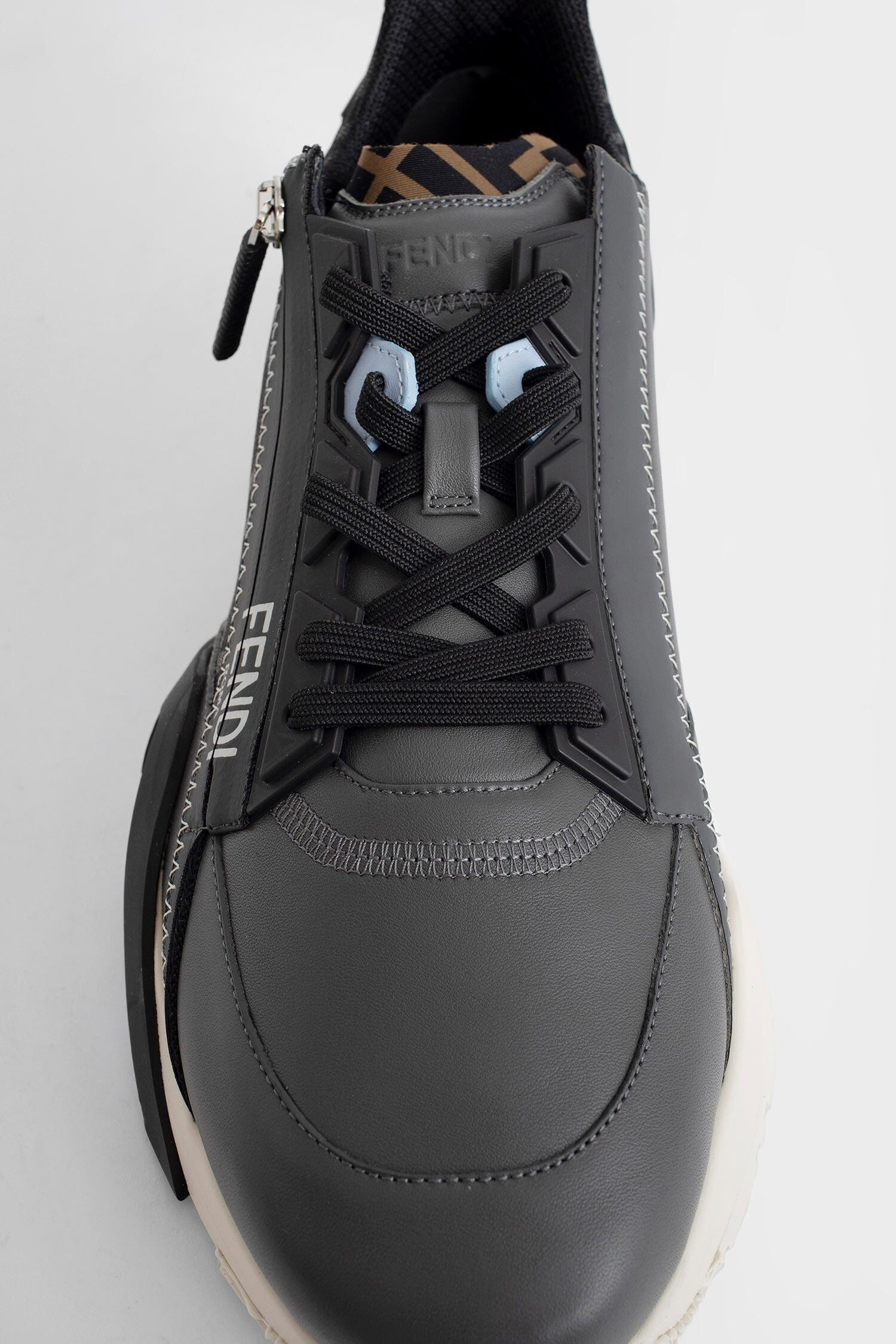 FENDI MAN GREY SNEAKERS - 5