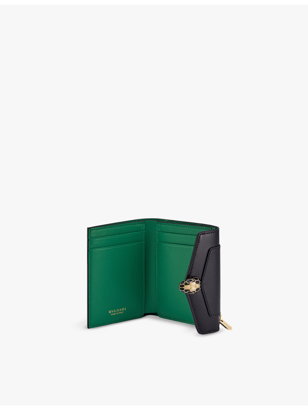 Serpenti Forever compact leather wallet - 2