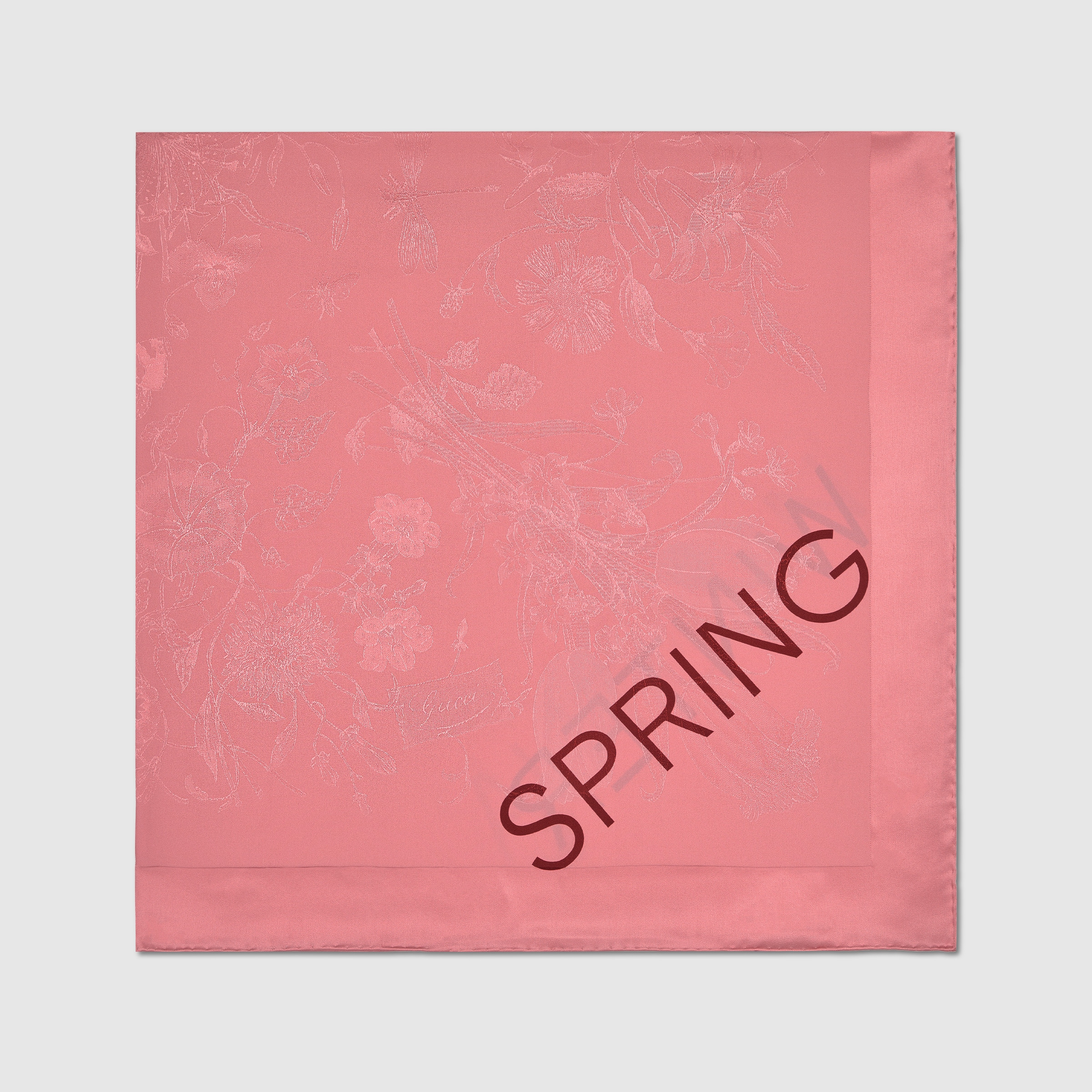90 x 90 project printed silk carré - 2