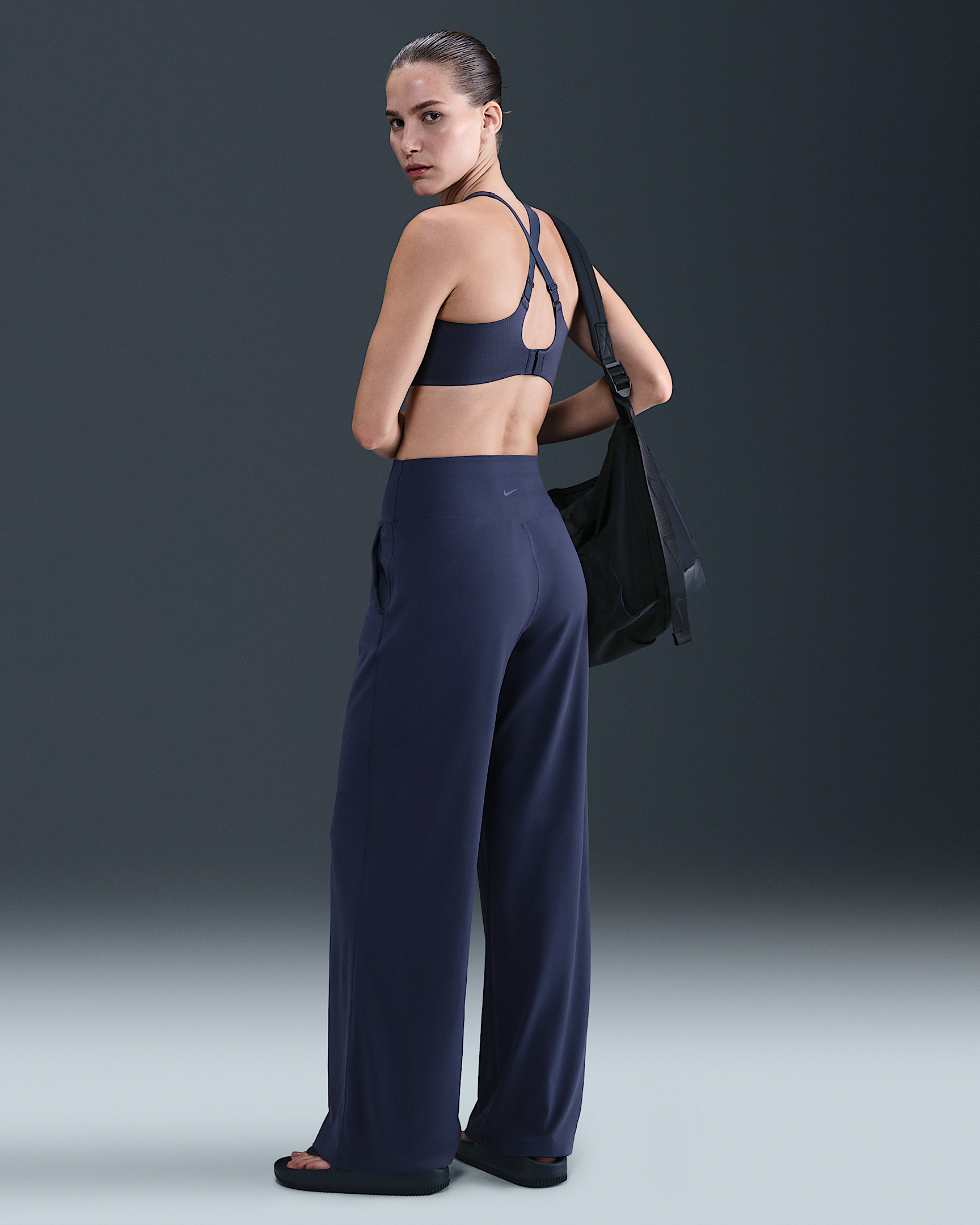 Nike Zenvy Women's Dri-FIT High-Waisted Wide-Leg Pants - 4