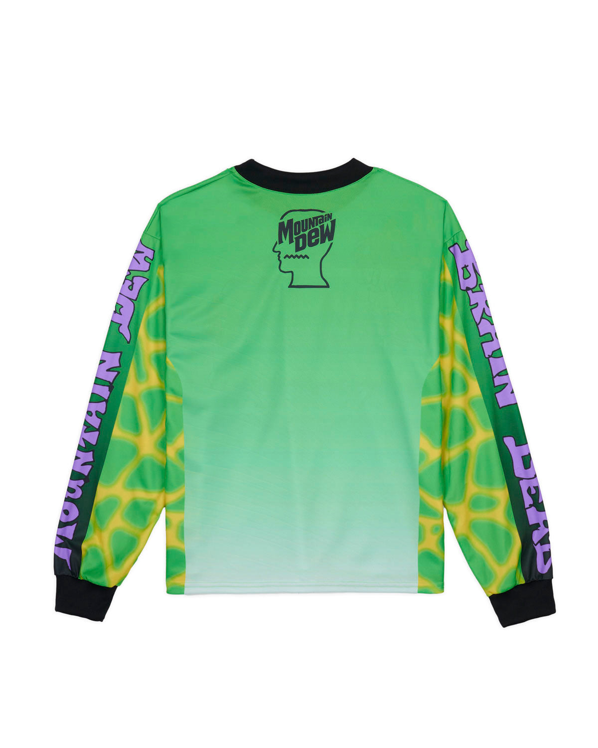 Brain Dead x Mountain Dew Psycho Disc Jam Long Sleeve Jersey - Green Multi - 2
