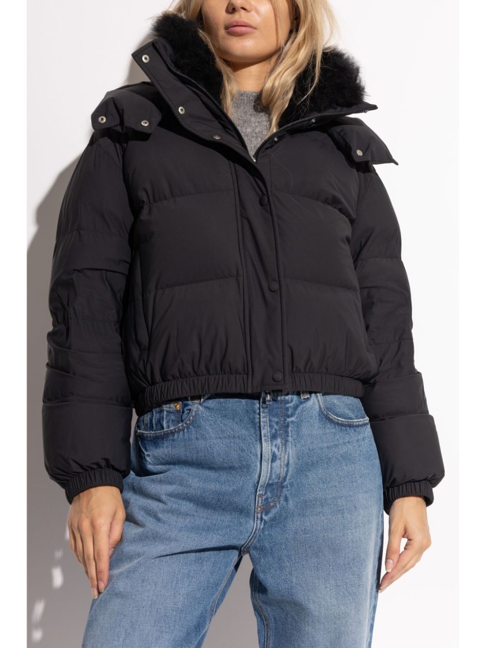 high-neck puffer jacket - 3