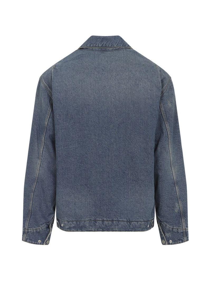 Carhartt denim zip jacket outlook