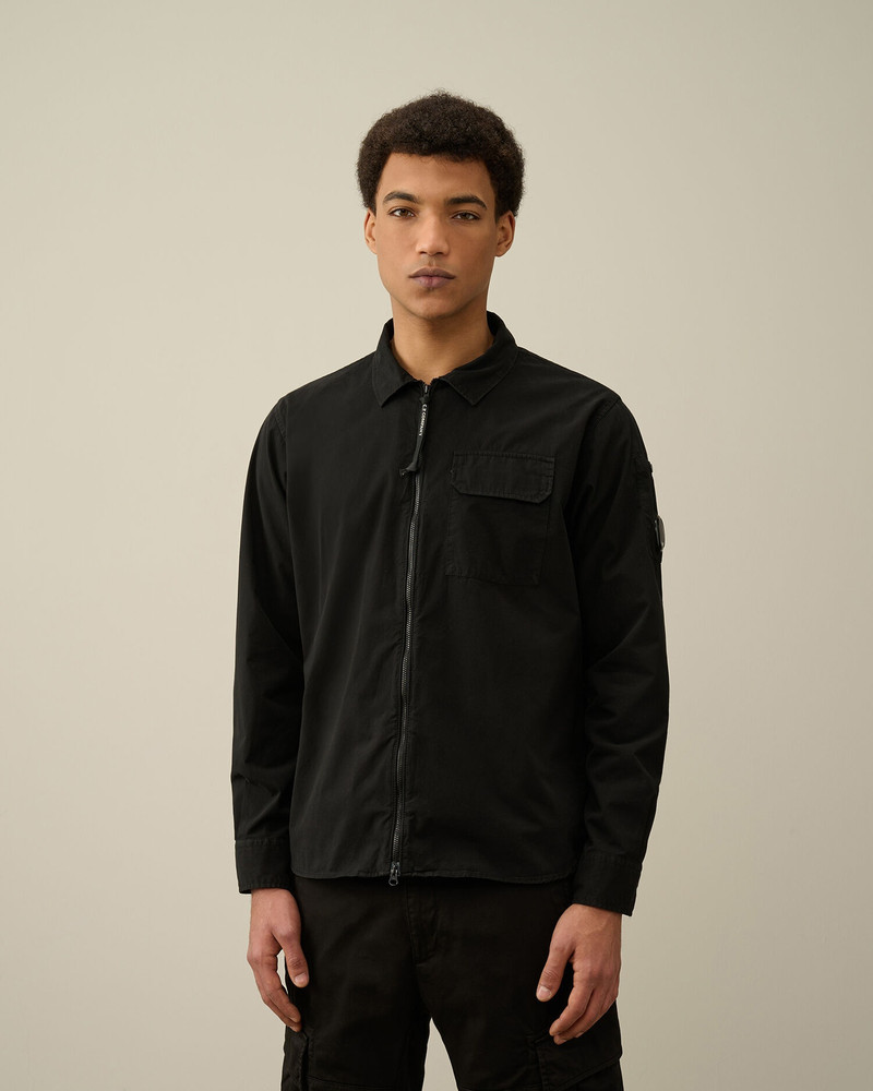 C.P. Company Gabardine Zipped Shirt outlook