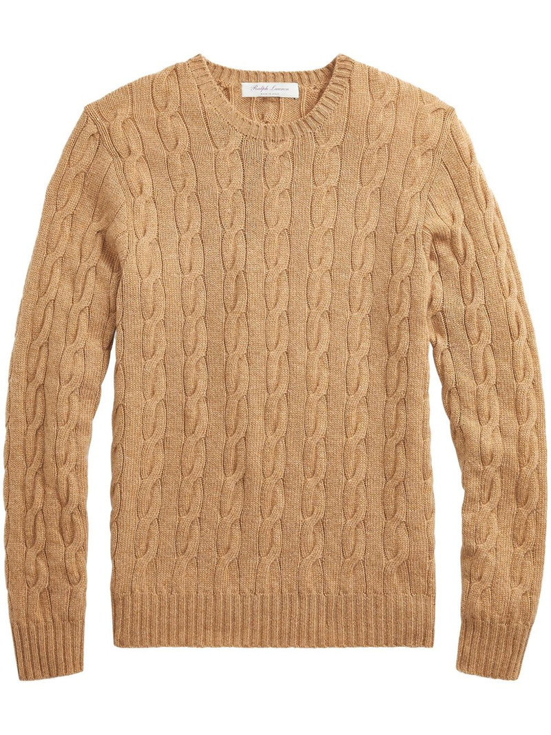 cable-knit jumper 1
