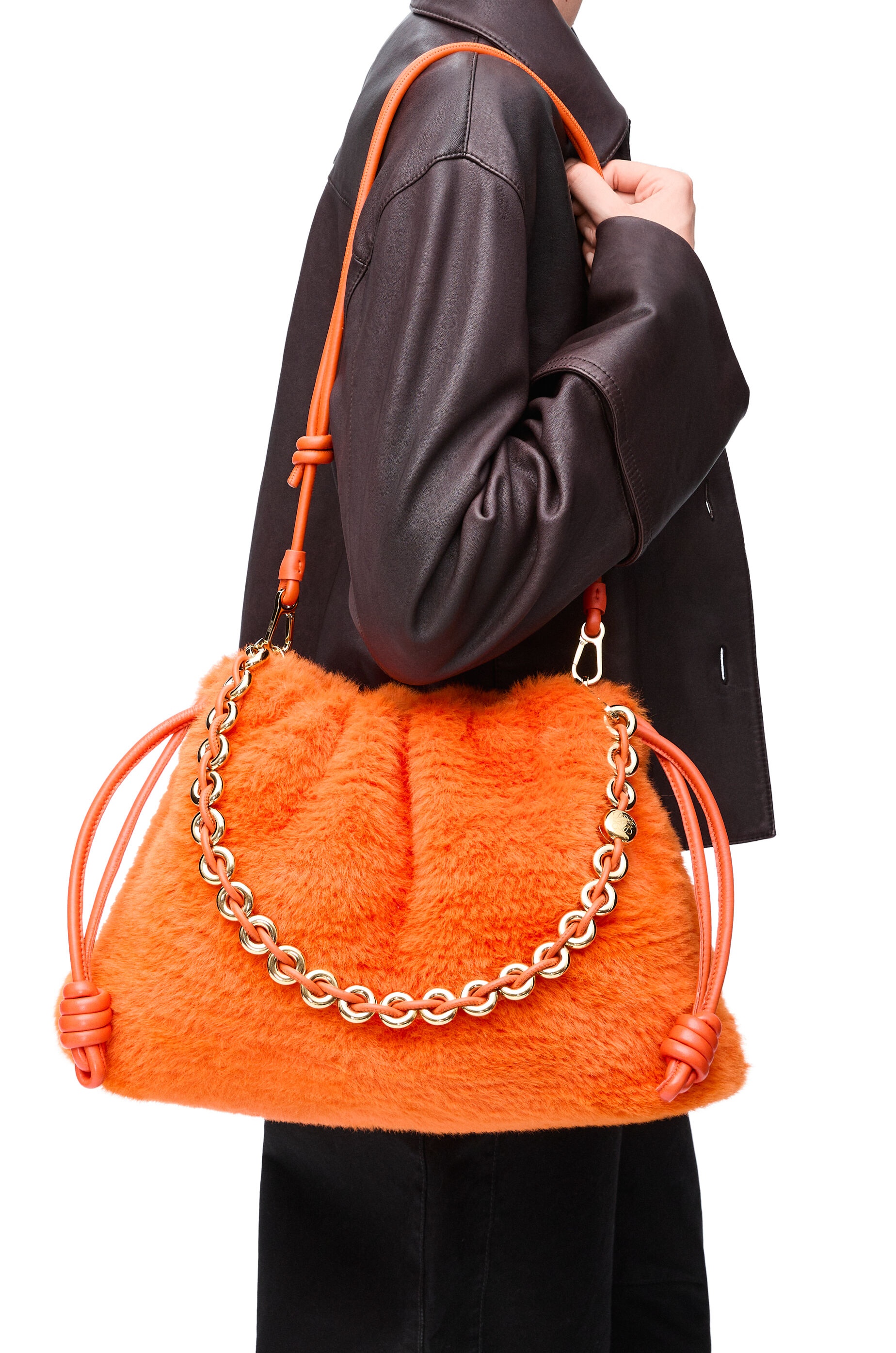 Large Flamenco purse in knit - 2