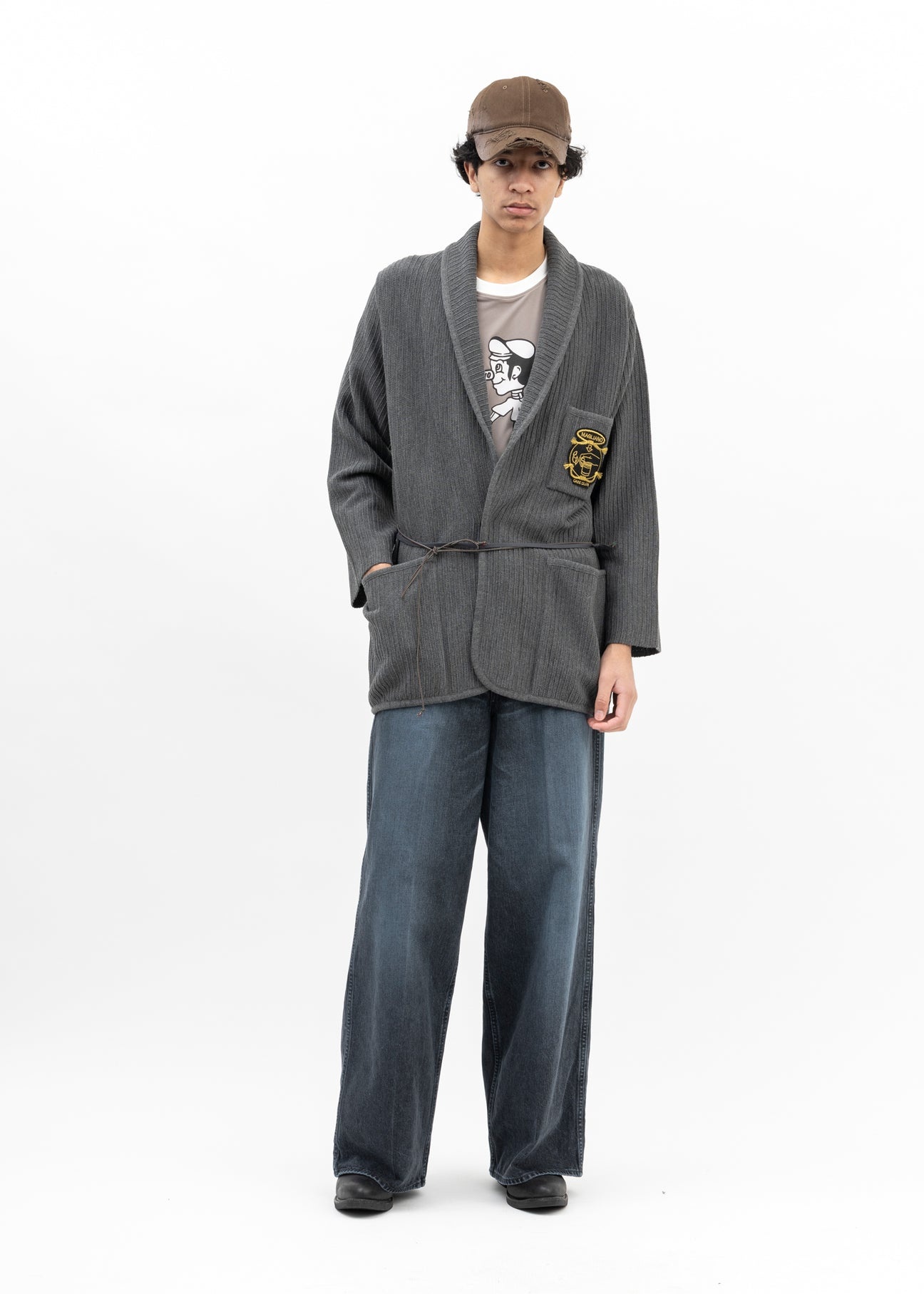 Grey MTS Knitted Jacket - 4