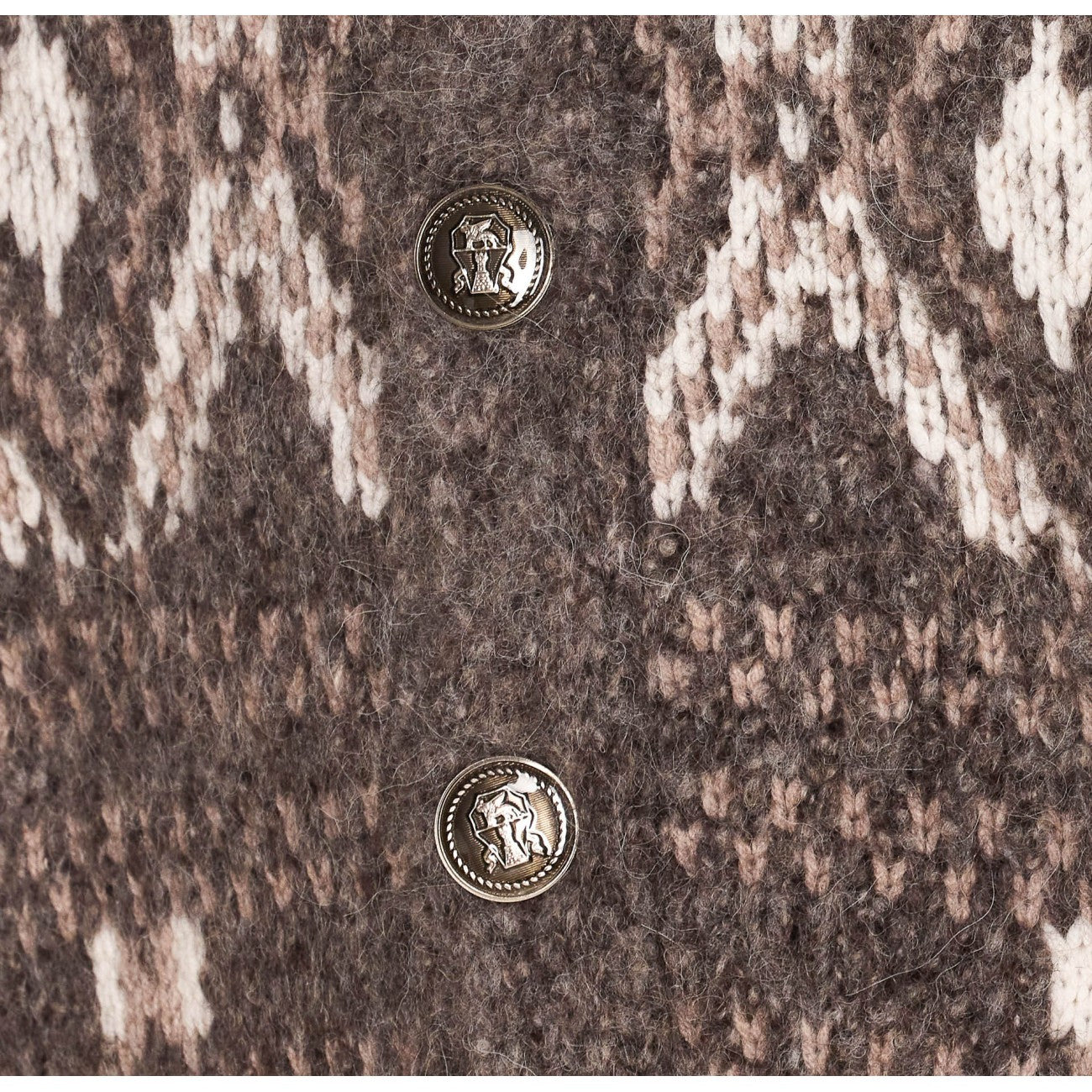 Brunello Cucinelli Men Geometric Jacquard Print Cardigan - 3