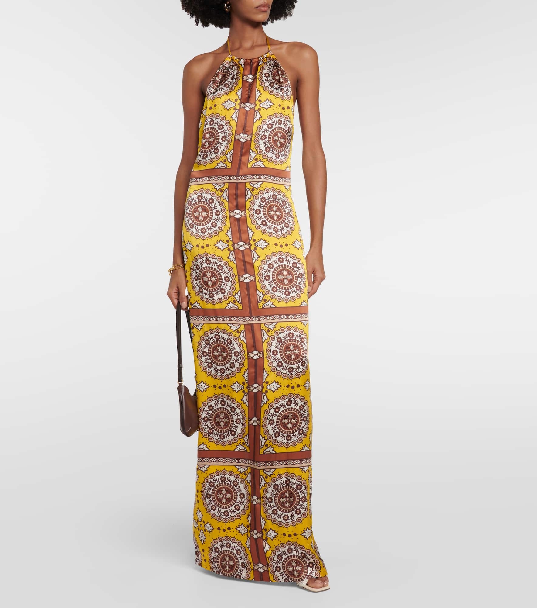 Rigel printed silk maxi dress - 2