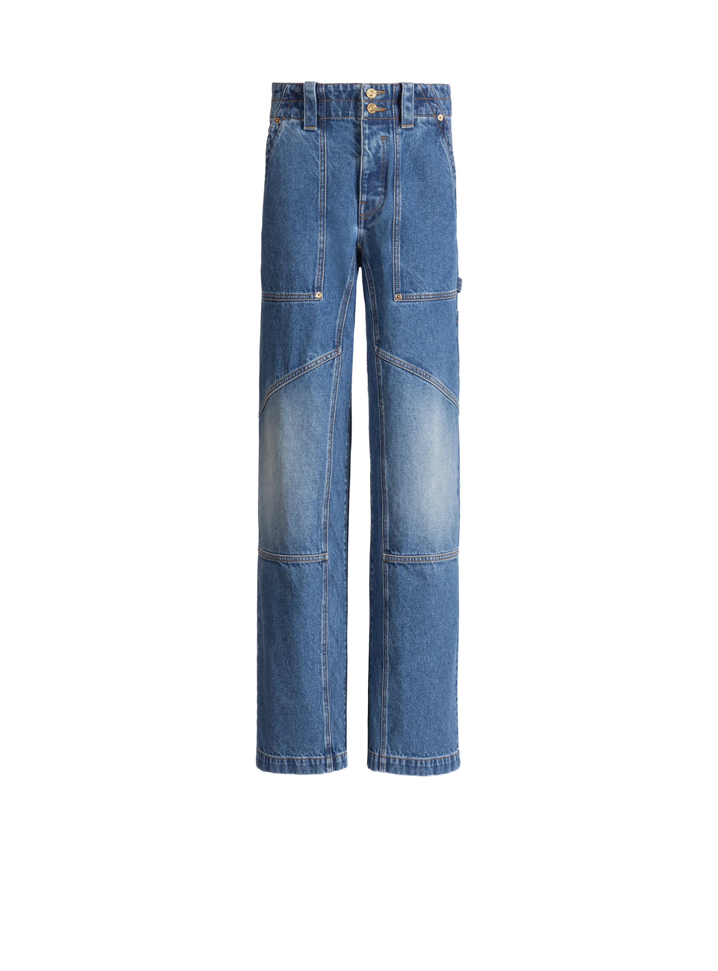 Blue denim carpenter jeans - 1