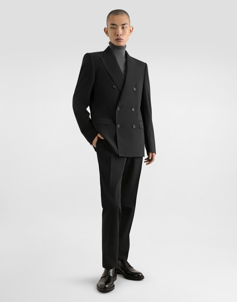 Dolce & Gabbana Wool turtle-neck sweater with branded tag outlook