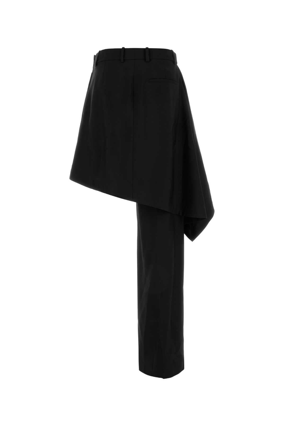 Bottega Veneta Women Black Wool Pant-Skirt - 2