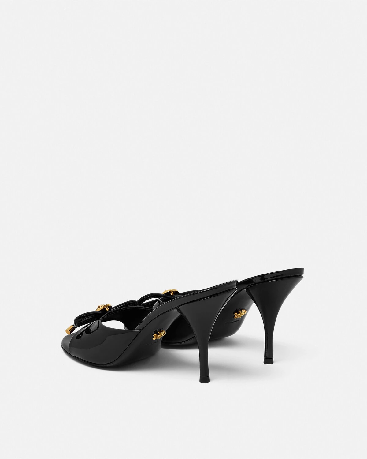 Opera Bow Patent Mules 85 mm - 4