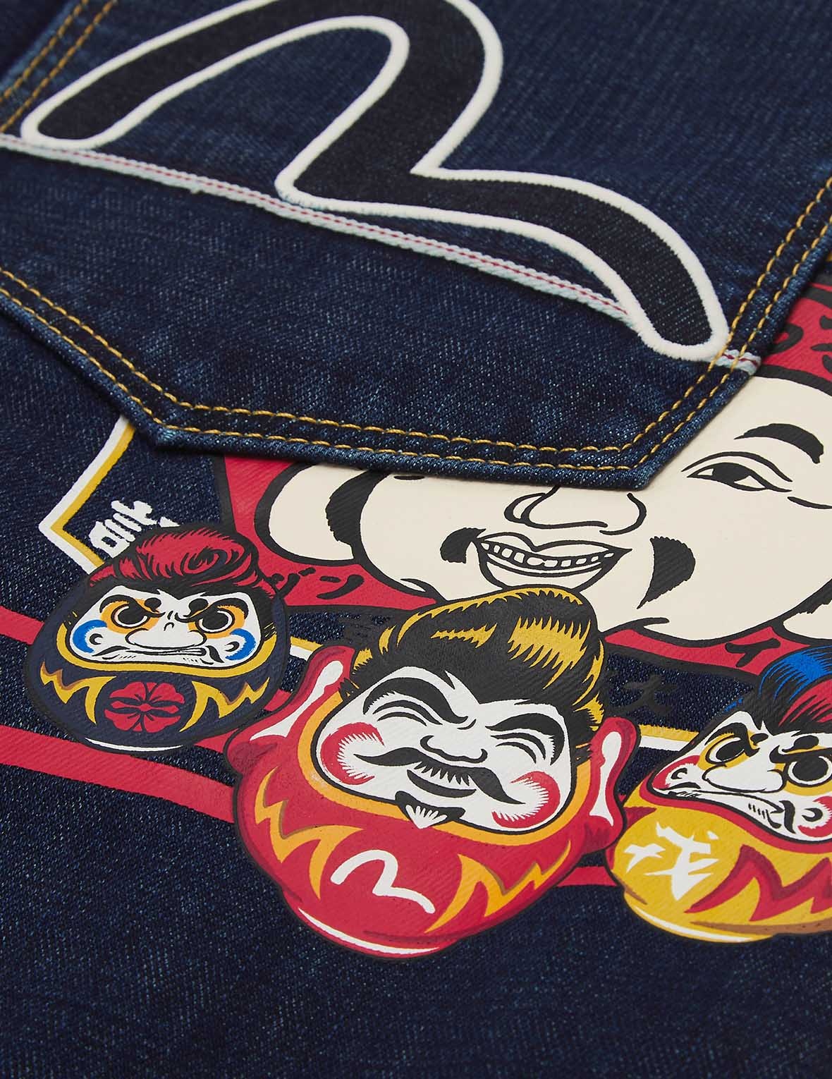 GODHEAD AND DARUMA STRAIGHT LEG JEANS - 11