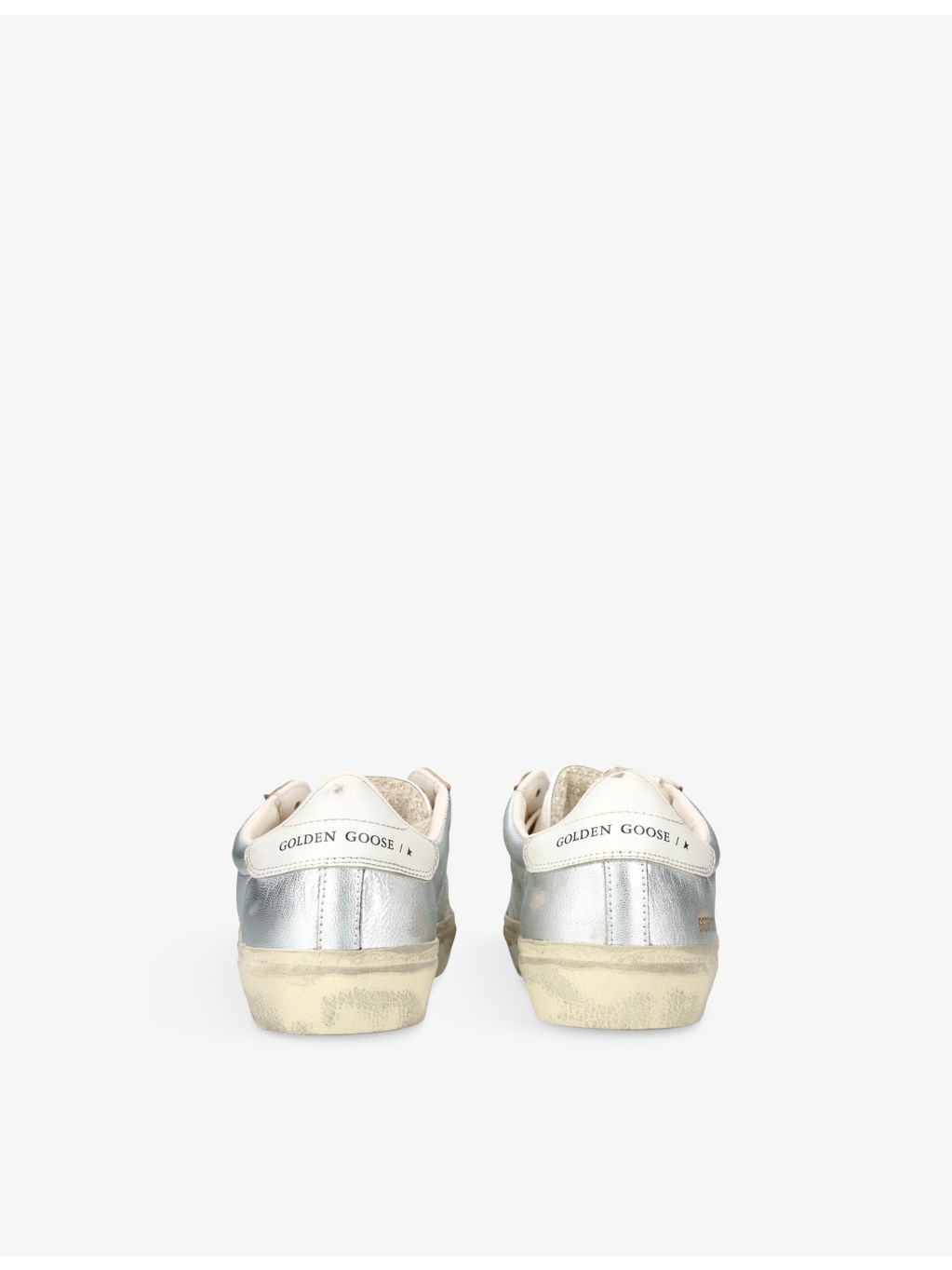 Soul Star Metallic Low-Top Leather Trainers - 4