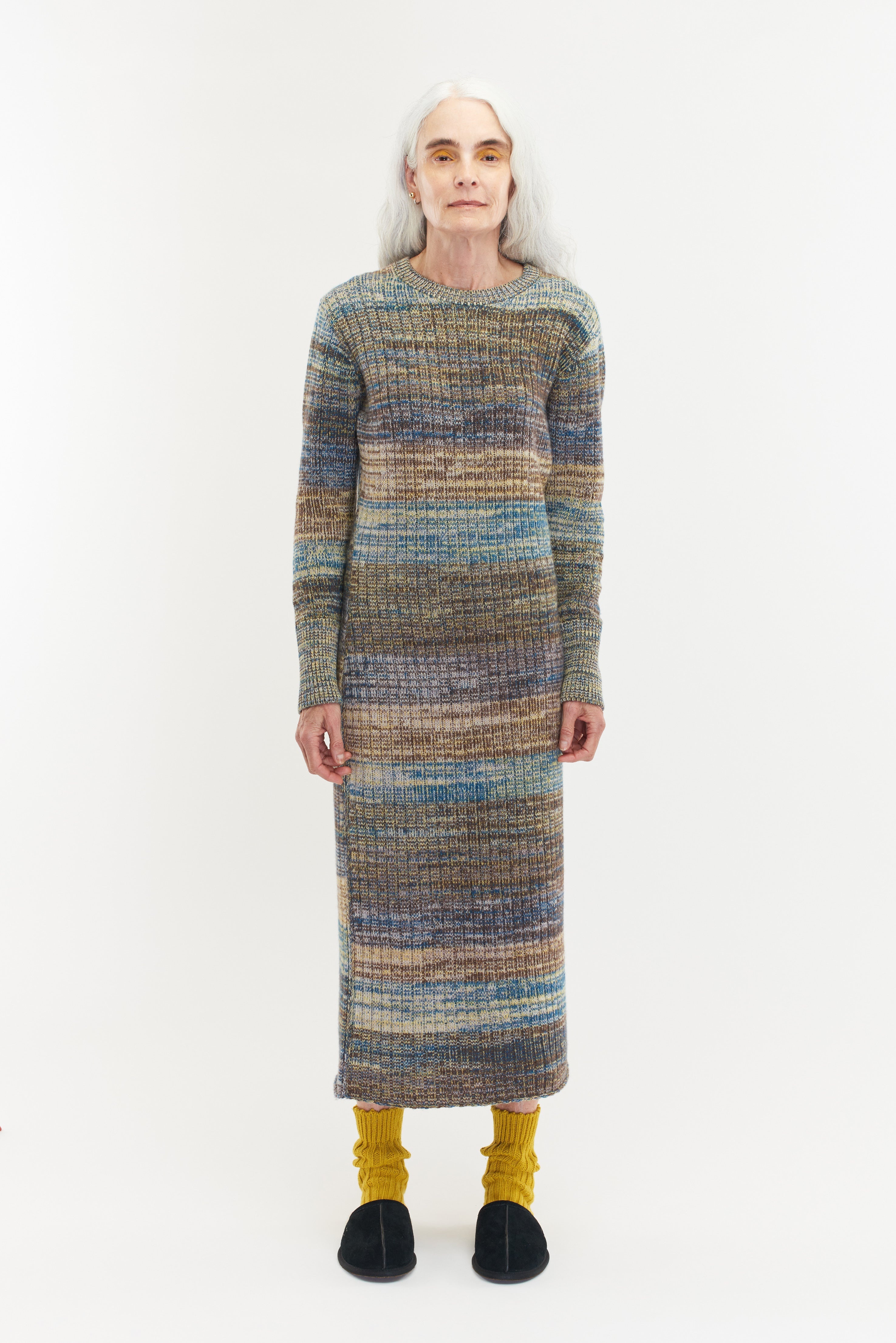 COSMIC RIB KNIT DRESS - 4