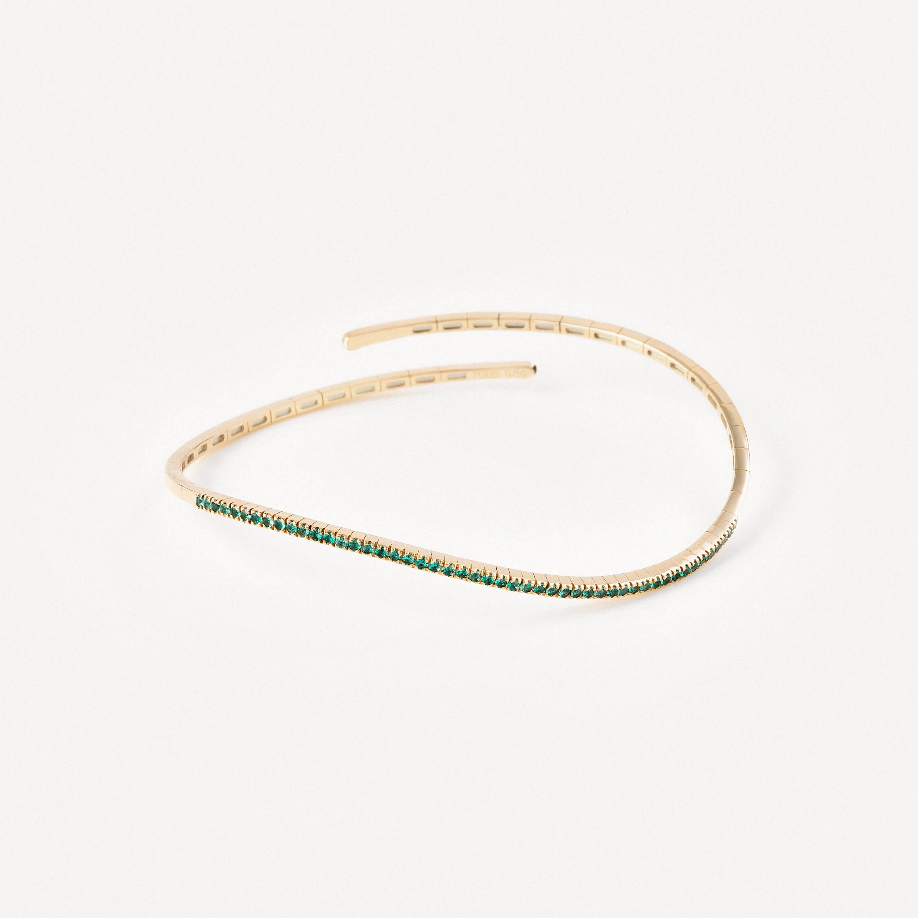 Gold Open bracelet with emeralds TOUS ATELIER - 1