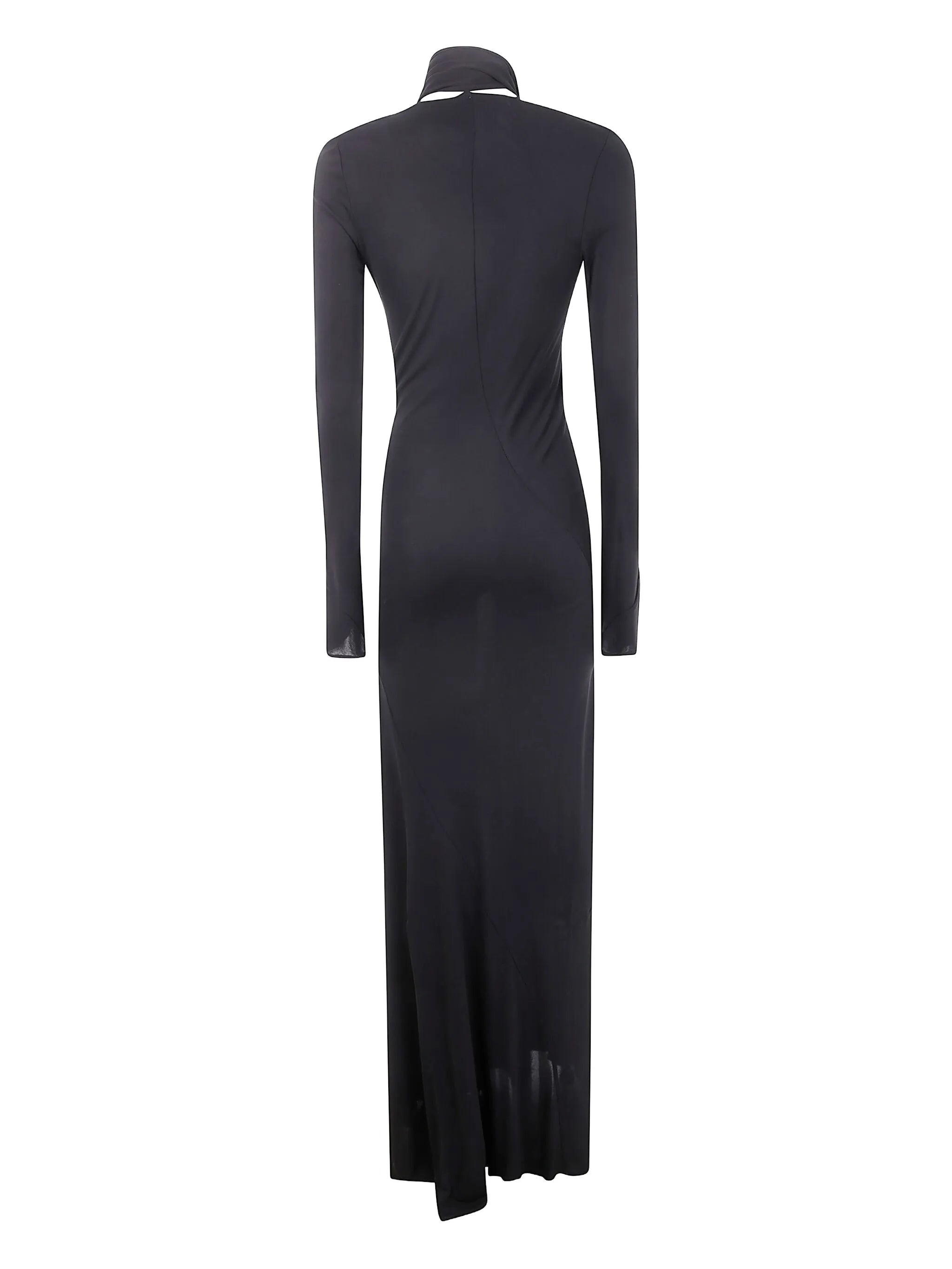The Attico Lace-up Long-sleeves Maxi Dress - 3