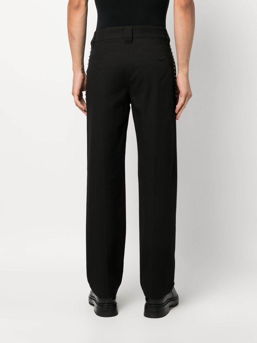 Rockstud-embellished tailored trousers - 4