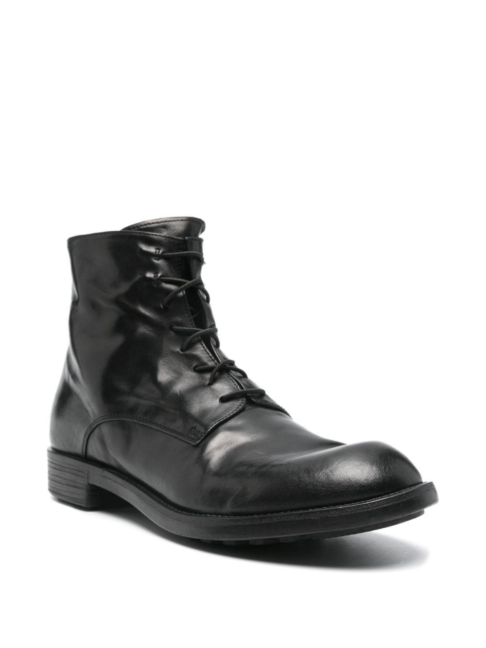 Diary 010 lace-up zip boots - 2