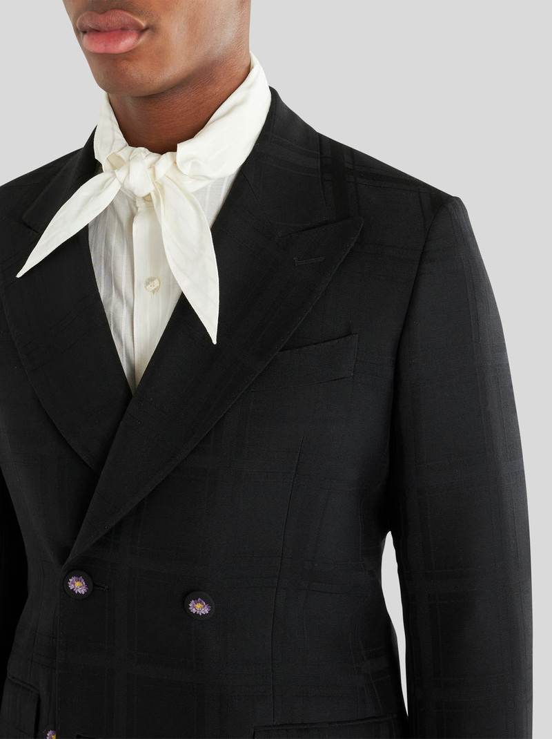 Etro DOUBLE-BREASTED CHECK JACKET outlook