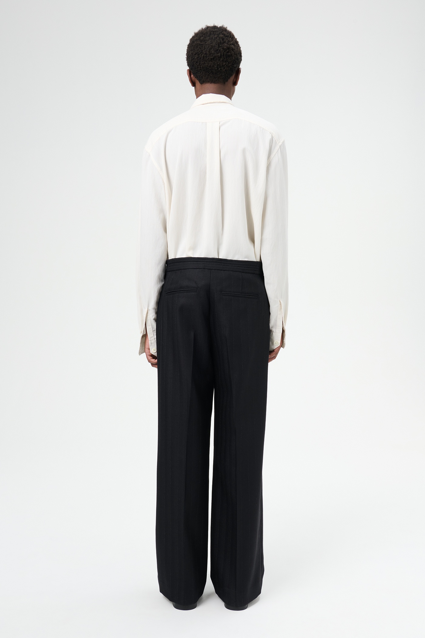 Sailor Trouser Maitre D Black Wool - 5