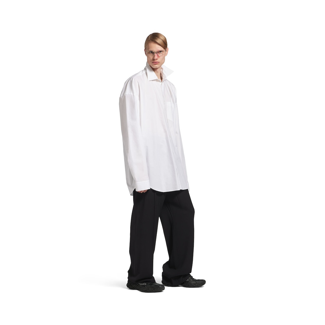Men's Cocoon Shirt in White - 2