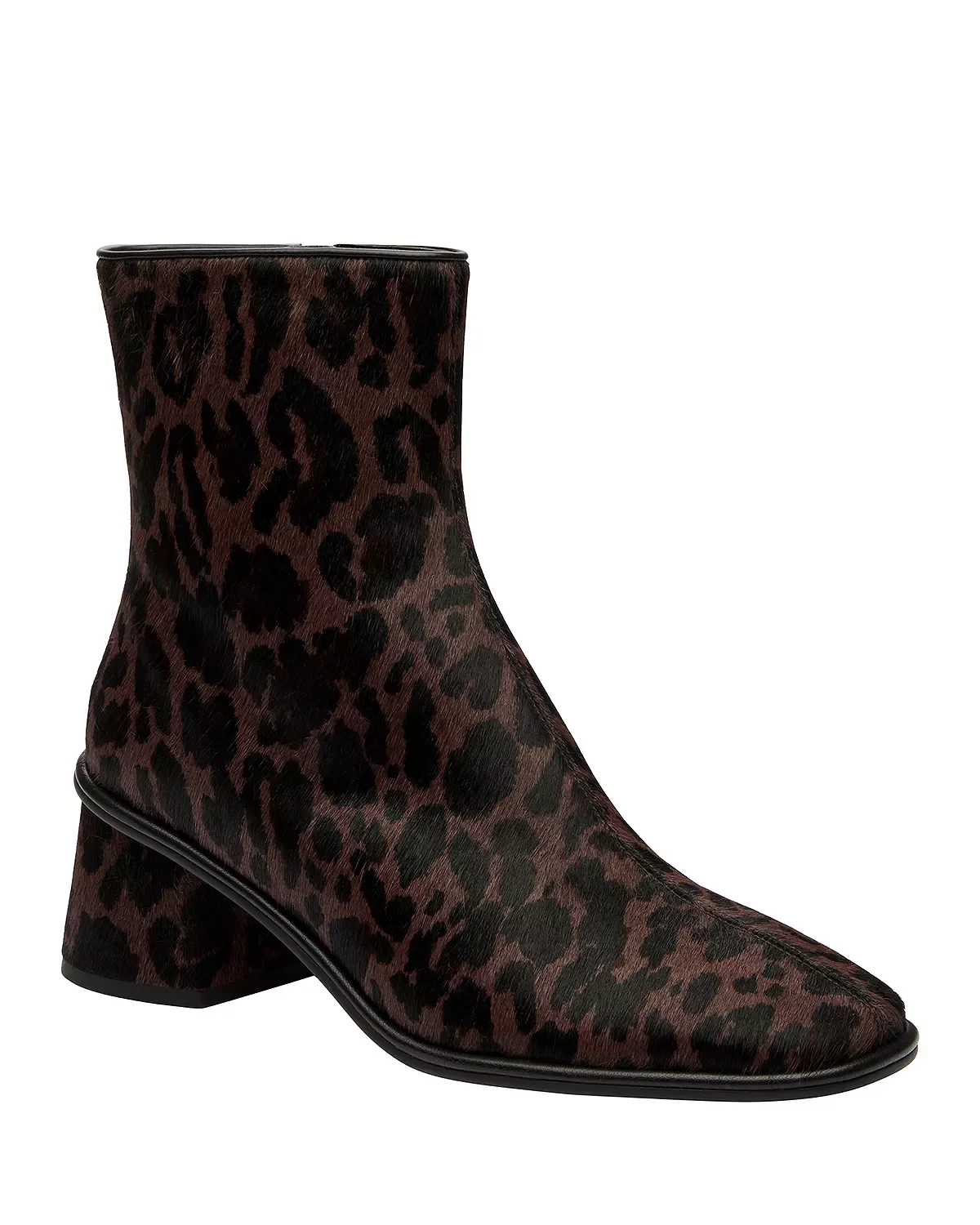 Women's Gigi Leopard Print Calf Hair Booties - 1
