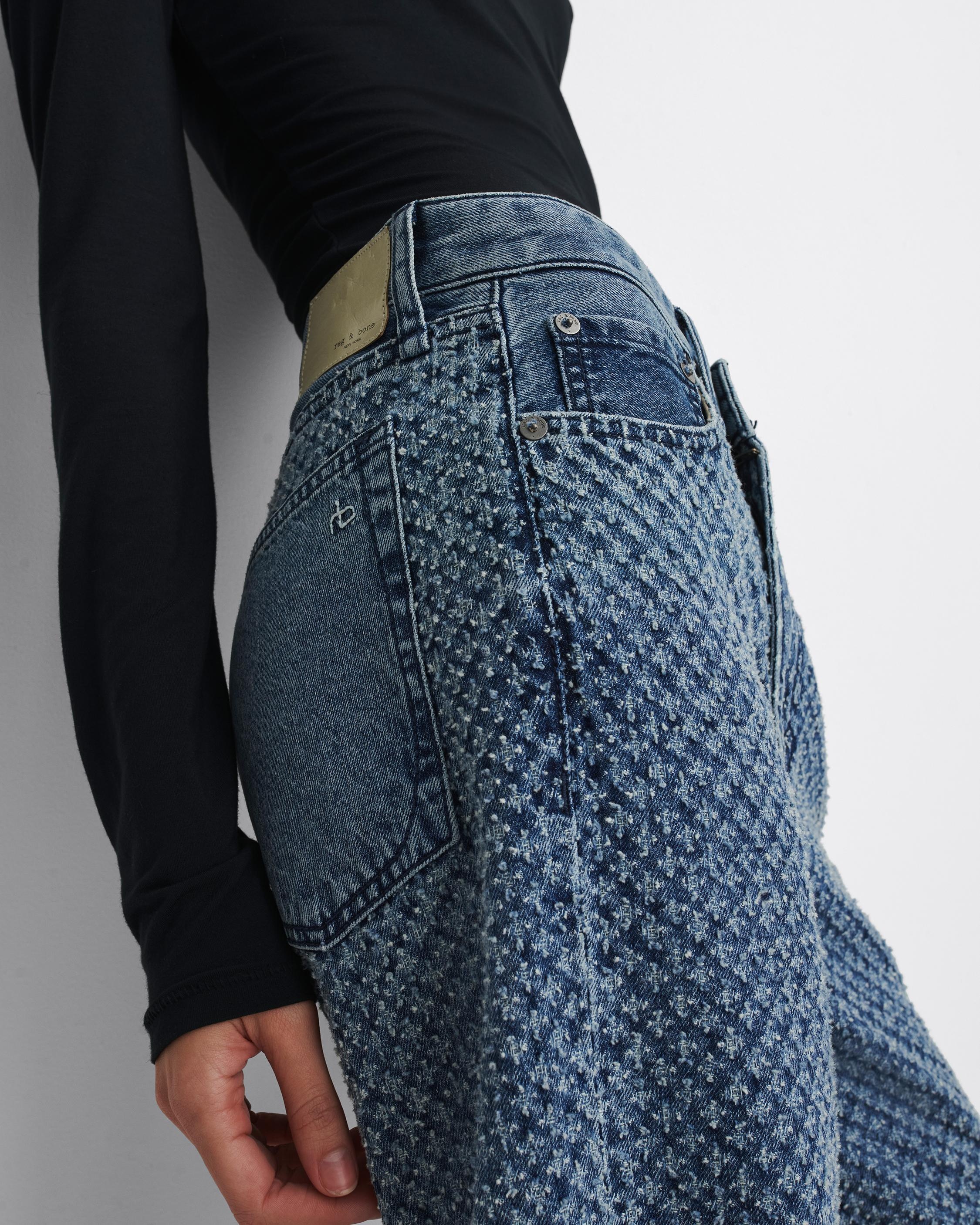 Logan Wide-Leg - Medium Indigo Tweed
Mid-Rise Rigid Jean - 5
