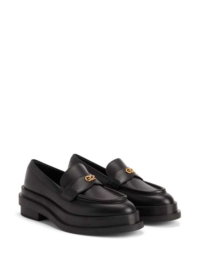 Giuseppe Zanotti Malick Zali leather loafers outlook