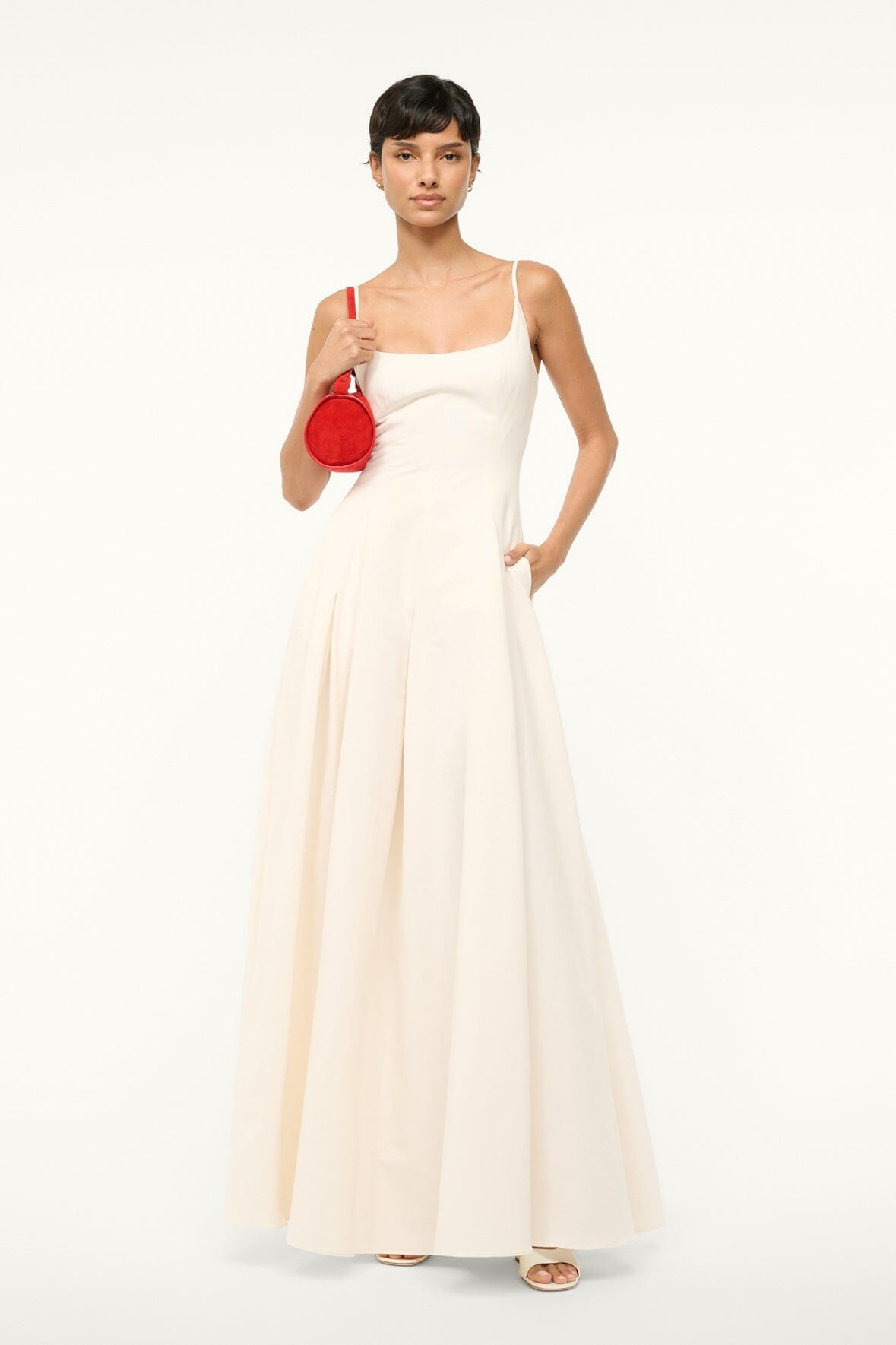 STAUD JOY MAXI DRESS IVORY - 2