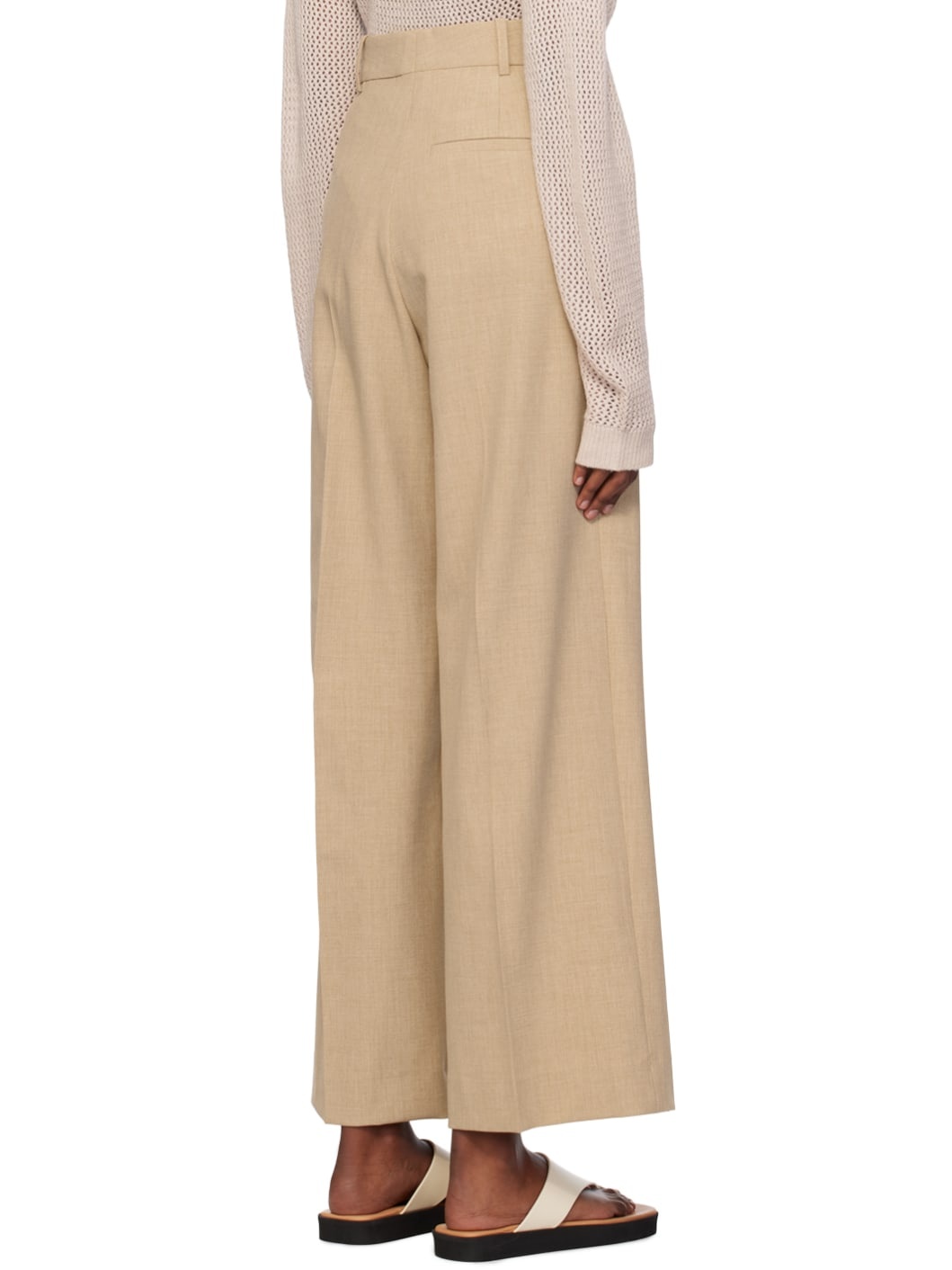 Beige Cymbaria Trousers - 3