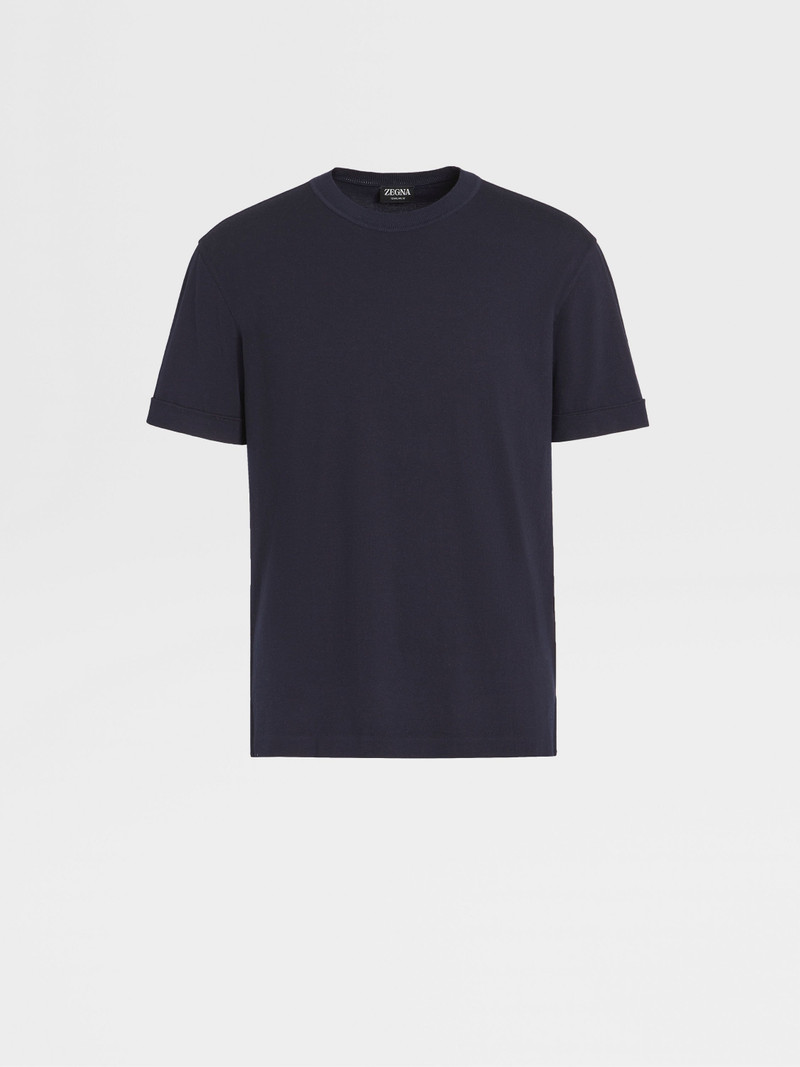 NAVY BLUE 12MILMIL12 WOOL T-SHIRT 1