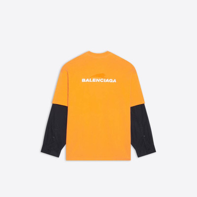 BALENCIAGA Men's Year Of The Tiger Patched Sleeves in Orange outlook