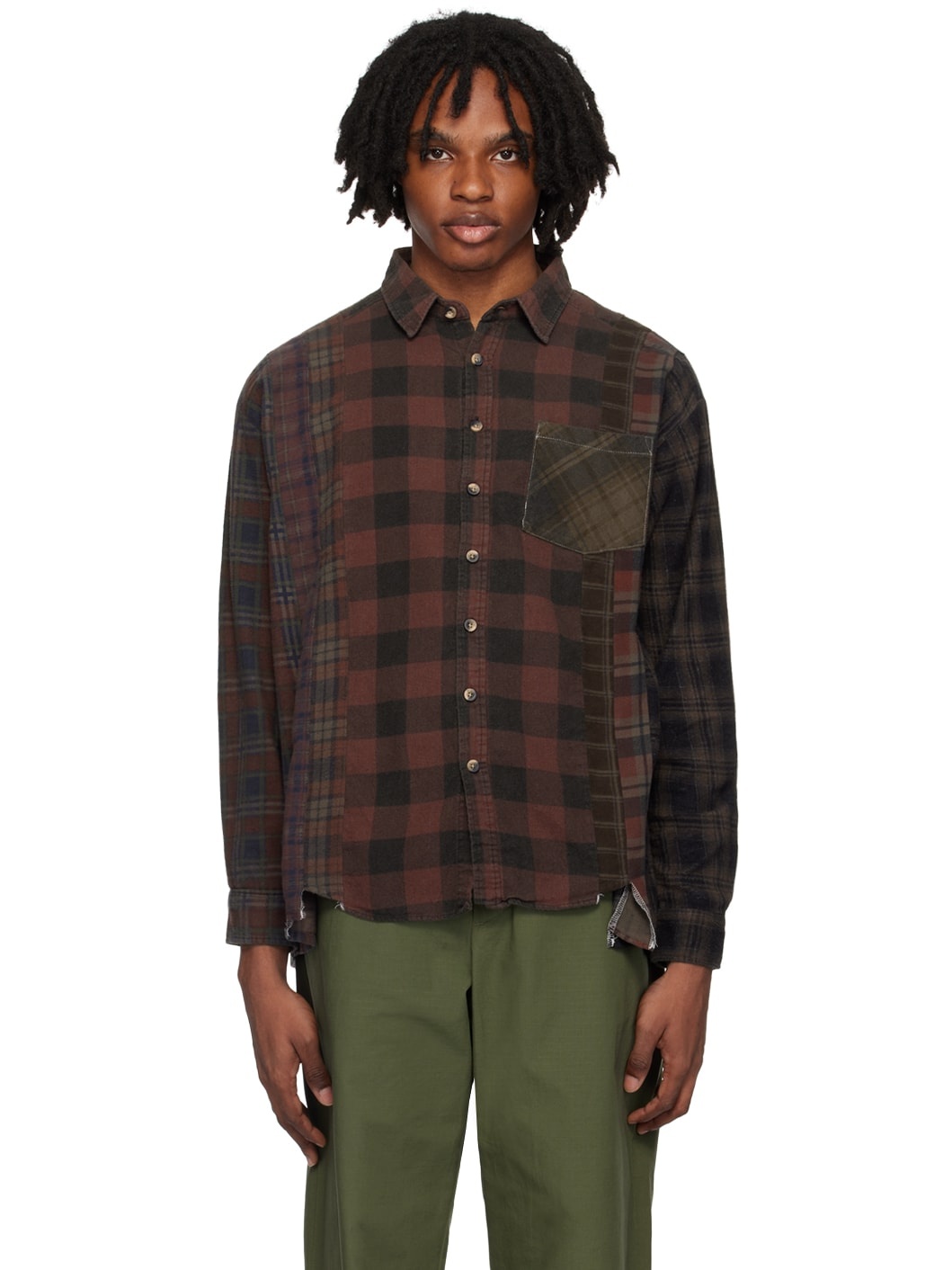 Brown 7 Cuts Shirt - 1