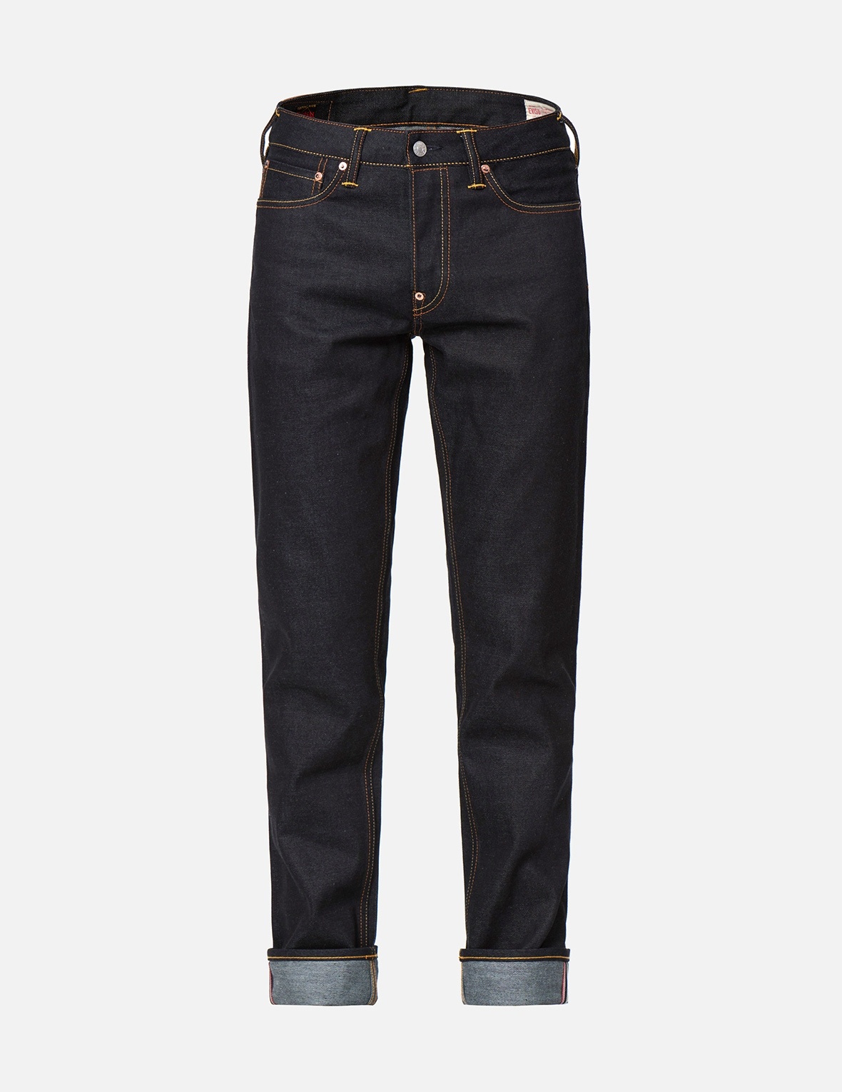 FISHERMAN GODHEAD EMBROIDERY SLIM-FIT JEANS #2010 - 1